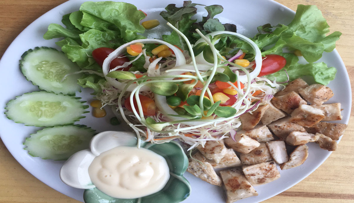 Grilled Chicken Salad Bang Phai Nonthaburi